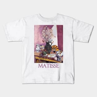 Still Life with Flowers by Henri Matisse Kids T-Shirt